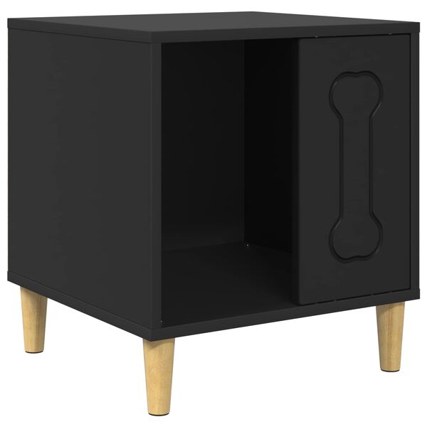 vidaXL Hundehus Sort 44 x 42 x 49 cm Konstrueret tr&aelig;