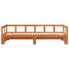 vidaXL daybed uden madras 90x200 cm massivt fyrretr&aelig; gyldenbrun