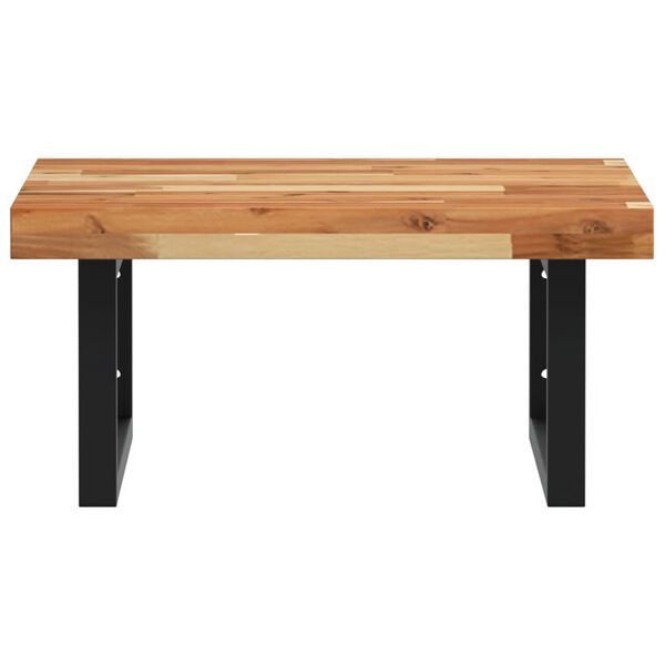 vidaXL v&aelig;gh&aelig;ngt badev&aelig;relseshylde st&aring;l og massivt akacietr&aelig;