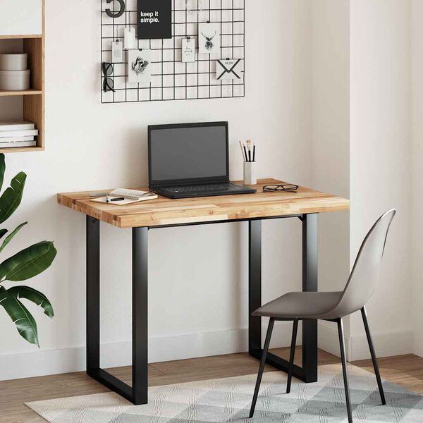 vidaXL skrivebordsplade 80x70x4 cm oliebehandlet massivt akacietr&aelig;