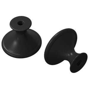 vidaXL H&aring;ndtag 2 stk. Sort &Oslash;30 mm Aluminium