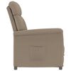 vidaXL Recliner Stol Taupe Gråbrun 70.5 x 96.5 x 95 cm Polyester