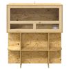 vidaXL Terrarium Brun 80 x 40 x 90 cm OSB