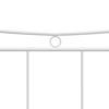 vidaXL sengestel 120x200 cm metal hvid