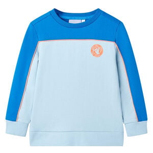 vidaXL Sweatshirt til b&oslash;rn str. 104 bl&aring; og lysebl&aring;