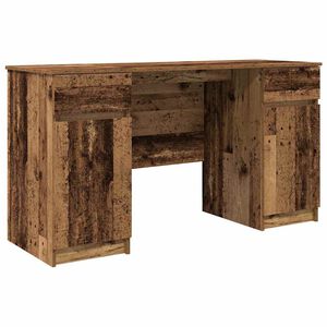 vidaXL Bord Gammelt tr&aelig; Konstrueret tr&aelig; 140 x 49 x 76 cm