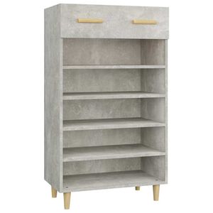 vidaXL skoreol 60x35x105 cm konstrueret tr&aelig; betongr&aring;