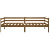 vidaXL daybed 90x190 cm massivt fyrretr&aelig; gyldenbrun
