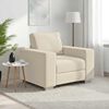 vidaXL Sofa Beige 100 x 77 x 82 cm Linned-blandet stof