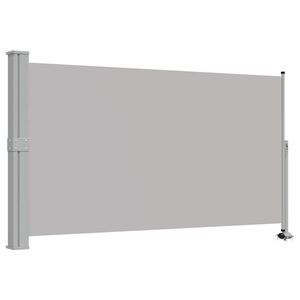 vidaXL sammenrullelig sidemarkise til terrassen 140x300 cm gr&aring;