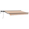 vidaXL Manuel markise-ramme med LED-lys 3 x 2,5 m