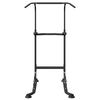 vidaXL Power Tårn Dip Station Andet Sort 95 x 102 x (160-210) cm