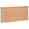 vidaXL H&oslash;jbed Brun 150 x 30 x 72 cm alu.
