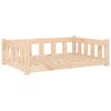 vidaXL hundeseng 95,5x65,5x28 cm massivt fyrretr&aelig;