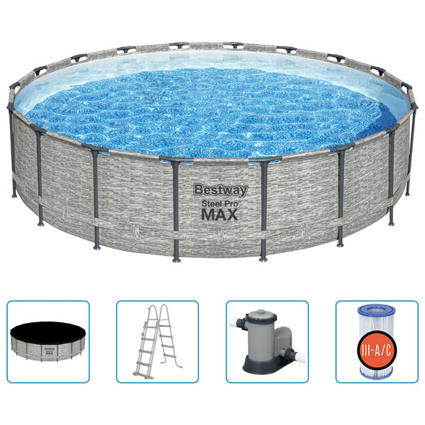 Bestway Power Steel swimmingpool 549x122 cm