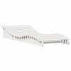 vidaXL liggestol 205x80x31,5 cm massivt fyrretr&aelig; hvid