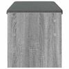vidaXL Hallb&aelig;nk med pude Gr&aring; Sonoma 103 x 38 x 40 cm