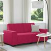 vidaXL 2-personers sofa 180x78x84 cm fl&oslash;jl vinr&oslash;d