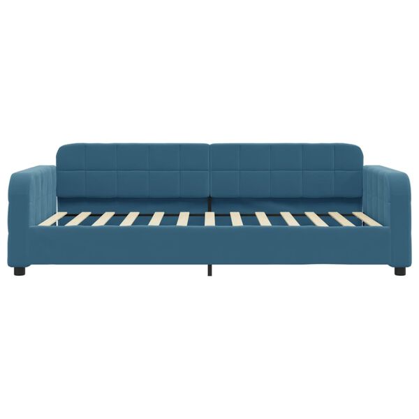 vidaXL daybed med madras 80x200 cm velour bl&aring;