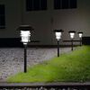 Luxform intelligent soldrevet LED-havelampe Pleiade