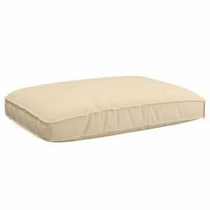 vidaXL Pude Oxford stof Beige 120 x 80 x 12 cm
