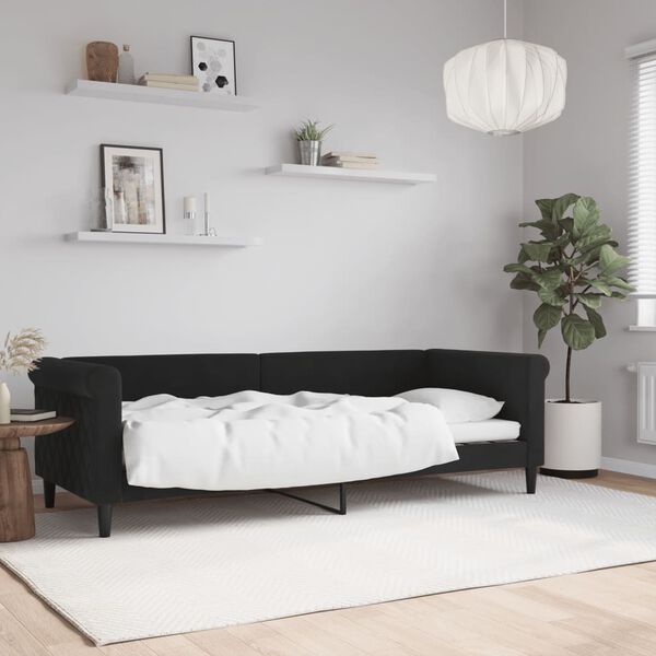 vidaXL daybed 80x200 cm velour sort