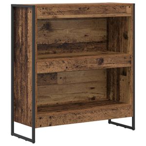 vidaXL Bogskab 80 x 30 x 86,5 cm Konstrueret tr&aelig; Gammelt tr&aelig;
