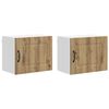vidaXL Panel til opvaskemaskine Kalmar 2 pcs Artisan Egetr&aelig;