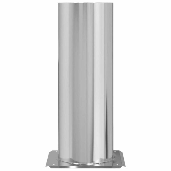 vidaXL Skorstenshoved Forl&aelig;ngelse S&oslash;lv 29 x 29 x 50 cm Rustfrit st&aring;l