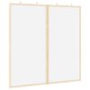 vidaXL Bulletin Tavle 80 x 80 x 1.4 cm Massivt fyrretr&aelig; Hvid