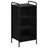 vidaXL Sideboard Sort eg 97 x 33 x 81 cm Konstrueret tr&aelig;