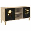 vidaXL TV-skab BREMEN 102 x 33 x 50 cm Sonoma-eg Konstrueret tr&aelig;