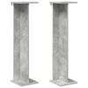 vidaXL Planteholder BetonGr&aring; 25 x 25,5 x 100,5 cm Konstrueret tr&aelig;