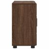 vidaXL Sideboard med d&oslash;r Brun eg 88,5 x 30,5 x 55,5 cm Konstrueret tr&aelig;