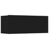 vidaXL tv-borde 4 stk. 80x30x30 cm konstrueret træ sort