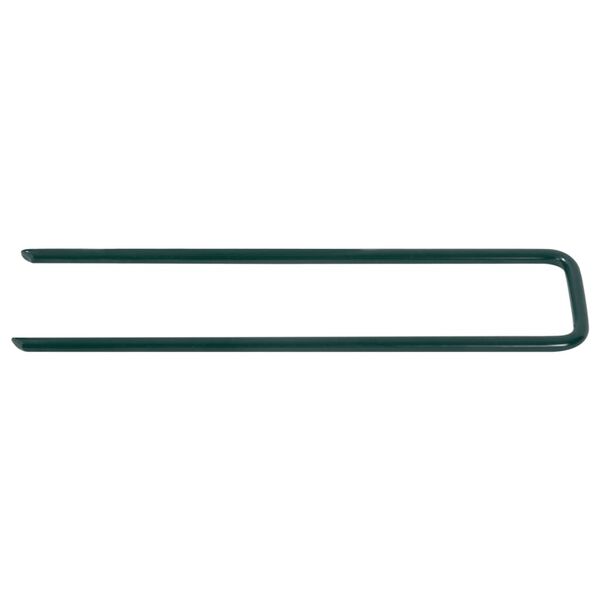 vidaXL s&oslash;m til kunstgr&aelig;s 100 stk. U-formet jern