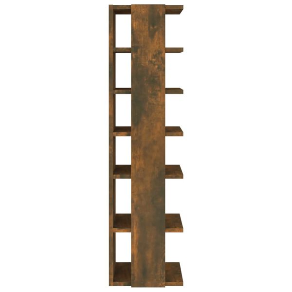 vidaXL skoreol 27,5x27x102 cm konstrueret træ røget egetræsfarve