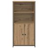 vidaXL Highboard Artisan Egetr&aelig; 62 x 36 x 121,5 cm Konstrueret tr&aelig;