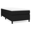 vidaXL Boxspring sengeramme 90x190 cm stof sort