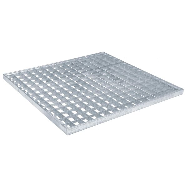 vidaXL Gitter S&oslash;lv 50 x 50 x 2 cm Hot-Dip Galvaniseret St&aring;l
