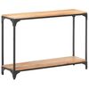 vidaXL konsolbord 110x30x75 cm massivt akacietr&aelig;