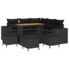 vidaXL Havesofa S&aelig;t 9 stk. 8-Antal s&aelig;der Sort polyrattan