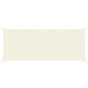 vidaXL Solskygge sejl Cremefarvet 6 x 2,5 m 100% polyester Oxford