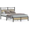 vidaXL sengeramme 120x190 cm uden madras konstrueret tr&aelig; sonoma-eg