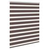 vidaXL Rullegardin i zebradesign 120 x 175 cm kaffefarvet