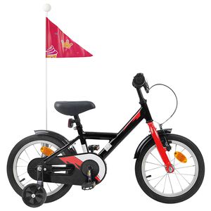vidaXL B&oslash;rnecykel 12 tommer til 2-4 &aring;r gamle Sort