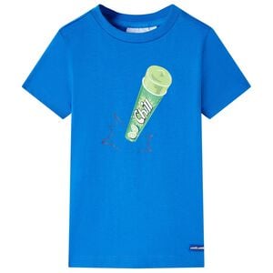 vidaXL T-shirt til b&oslash;rn str. 116 lysebl&aring;
