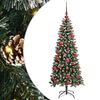 vidaXL Kunstigt juletr&aelig; Gr&oslash;n 150 cm PVC, plastik og st&aring;l