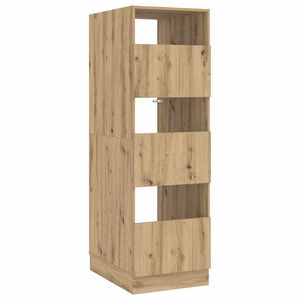 vidaXL Vaskeskab Artisan Egetr&aelig; 50 x 68 x 162 cm Konstrueret tr&aelig;