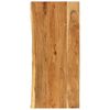 vidaXL bordplade til toiletbord 140x52x3,8 cm massivt akacietr&aelig;